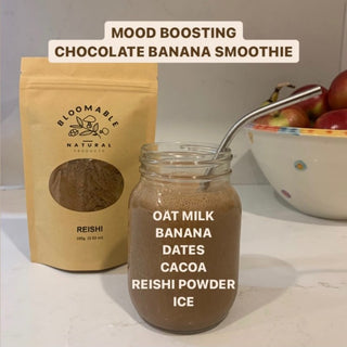 Reishi Mood Boosting Chocolate Banana Smoothie